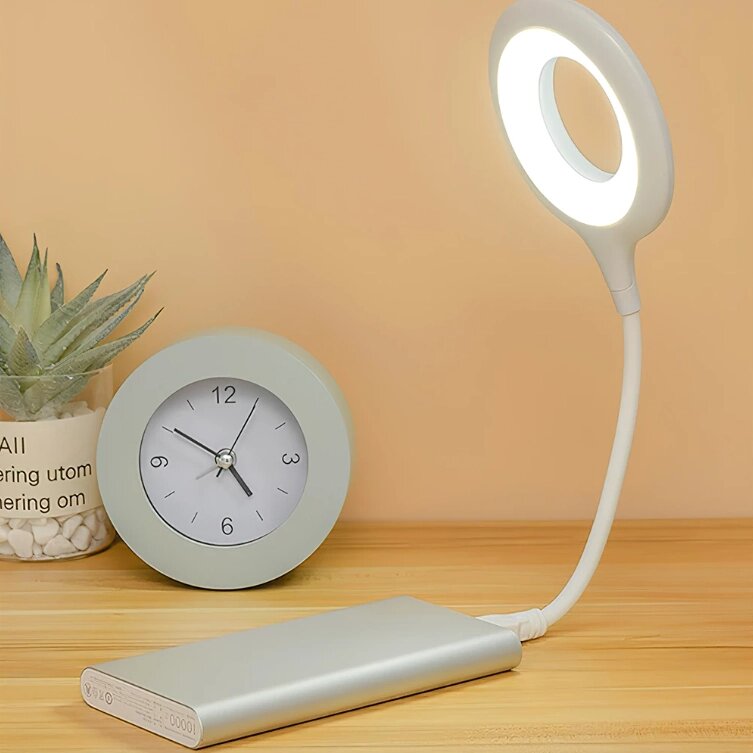 USB-лампа для ноутбука лампа для Power Bank кільцева лампа біла від компанії Магазин "Astoria-gold" - фото 1