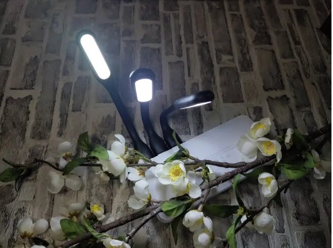 USB лампа для ноутбука юсб ліхтарик, світильник для Power Bank чорний від компанії Магазин "Astoria-gold" - фото 1