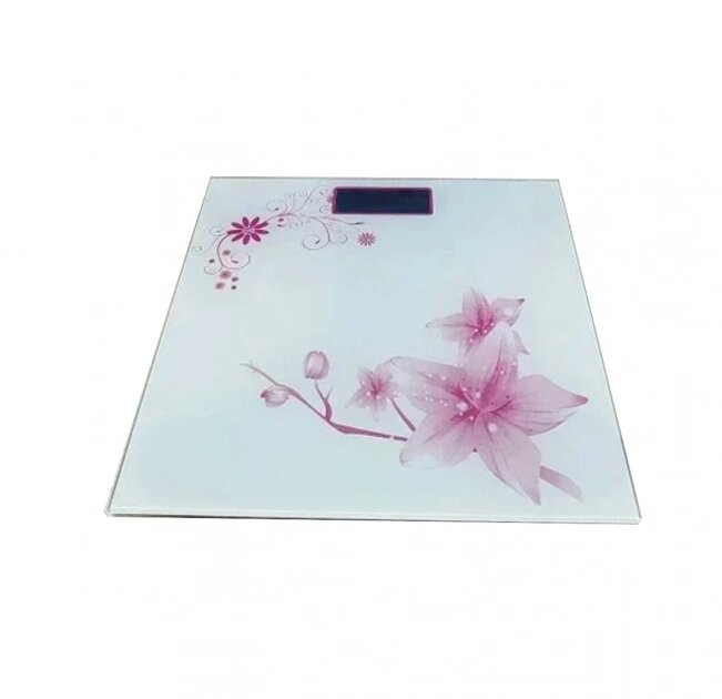 Ваги підлогові електронні MS 1604 180 кг + датчик температури квіти від компанії Магазин "Astoria-gold" - фото 1