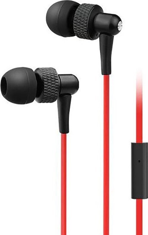 Вакуумні навушники з мікрофоном Red-black OEM від компанії Магазин "Astoria-gold" - фото 1