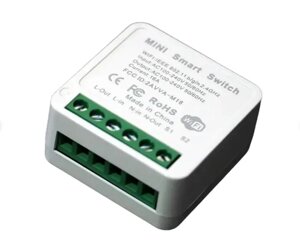 Вимикач бездротовий Tuya Smart реле міні 16 WiFi 220V 16A/3520W