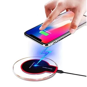 Зарядний пристрій бездротовий QI New Ultra-Thin K9 5 W Wireless Charging for iPhone UUTEK універсальний