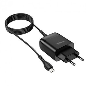 Зарядний пристрій HOCO C72Q 3.0 A для телефона з кабелем MicroUSB швидке заряджання для Android