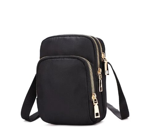 Жіноча сумка Водонепроникна жіноча сумочка Жіноча сумочка на 3 відділи чорна