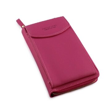 Жіноча сумка — гаманець клатч FOREVER YOUNG малиновий із відділенням для телефона від компанії Магазин "Astoria-gold" - фото 1