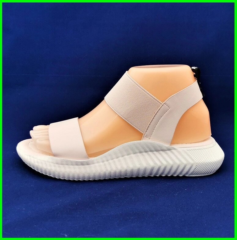 .Жіночі Сандалі Бежеві Босоніжки Гумка Літнє Взуття (розміри: 39) - 29 від компанії Магазин "Astoria-gold" - фото 1