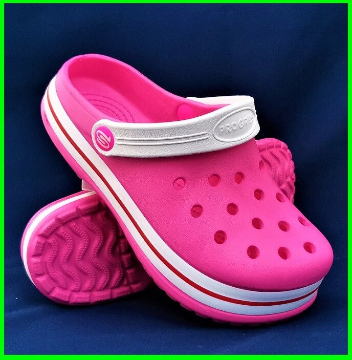 Жіночі Тапочки CROC$ Рожеві Крокси Шлепки Сланці (розміри: 41) від компанії Магазин "Astoria-gold" - фото 1