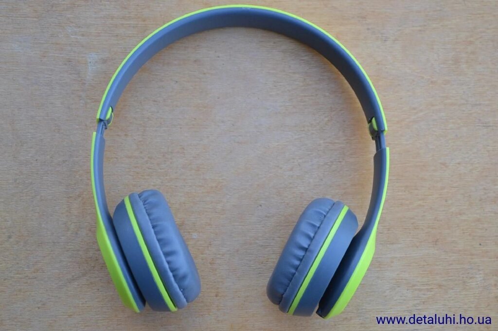 Bluetooth навушники P47 з мікрофоном (гарнітура) - зелені від компанії Detaluhi - фото 1