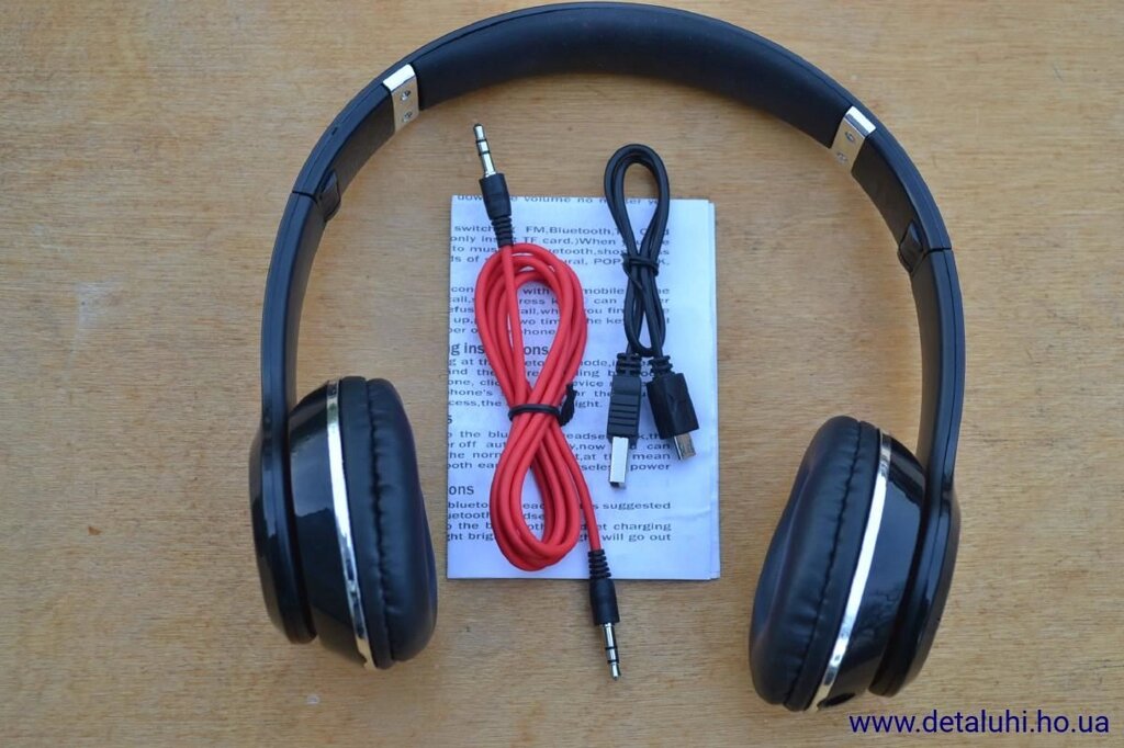 Bluetooth навушники S460 з мікрофоном (гарнітура) - чорні від компанії Detaluhi - фото 1