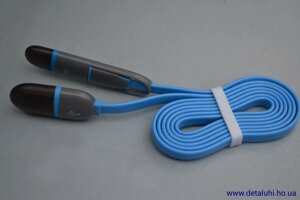 Кабель micro USB для зарядки і даних iPhone 5 5s 6, Samsung, Xiaomi, HTC, Sony - Синій