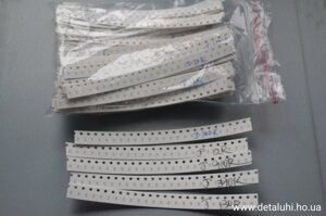 SMD резистори 0603 (0,05 Вт) набір 10 Ом ~ 910 кОм 1%, 80 значень