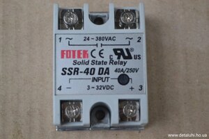 Однофазное твердотельное реле SSR-40DA - FOTEK