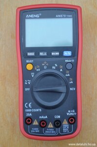 Висока продукція цифрового мультиметра Aneng AN870 (RM219) - червоний