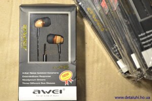 Навушники AWEI Q5 в дерев'яному корпусі