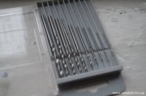 Набір свердел малого діаметра 0.5-3мм 10шт