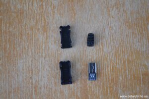 Зібраний міні-USB, тато, чорний