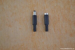 DC Power Connector 5.5x2.1, штепсель та розетка