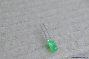 Світлодіод круглий 5 мм - зелений