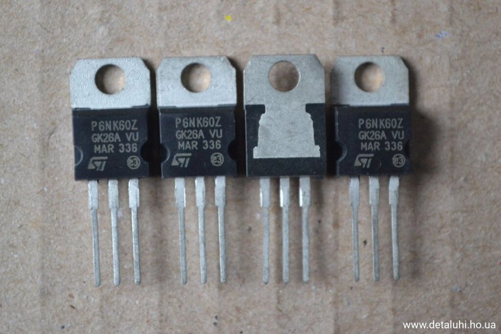 Транзистори STP6nk60Z - гарантія