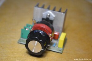 SCR Регулятор напруги диммер 4000 Вт 220 В з радіатором