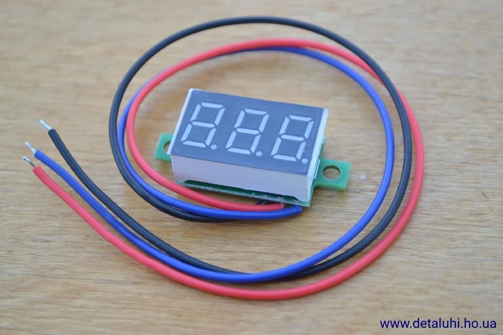 Вольтметр 0-30 В три дроти від компанії Detaluhi - фото 1
