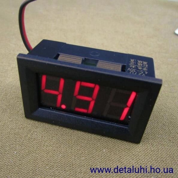 Вольтметр 4.5-30 В c великим дисплеєм від компанії Detaluhi - фото 1