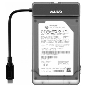 Адаптер maiwo USB3.1 GEN1 typec to HDD 2,5" SATA/SSD black (K104G2 black)