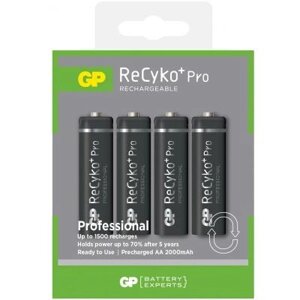 Акумулятор gp AA 210aahcbe-2GBE4 recyko+pro professional 2100 mah * 4 (210aahcbe / 4891199089190)