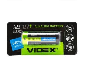 Батарейка 12V 23A MS21 8LR932, Videx A23 12В батарея