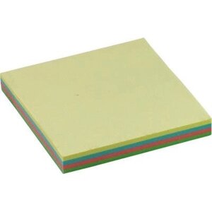 Папір для нотаток Buromax with adhesive layer 76х76мм, 100sheets, pastel colors mix (BM. 2312-10)