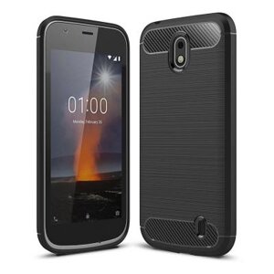 Чохол до мобільного телефона Laudtec для Nokia 1 Carbon Fiber (Black) (LT-N1B)