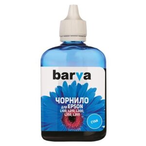 Чорнило barva EPSON L100/L210/L300/L350/L355 90г (T6642) CYAN (L100-400)