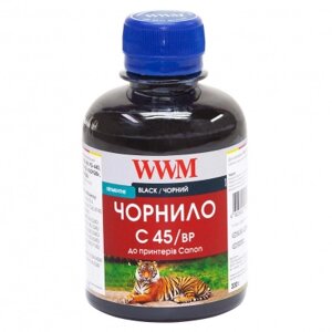 Чорнило WWM CANON PG440/445/PGI450 black pigment (C45/BP)