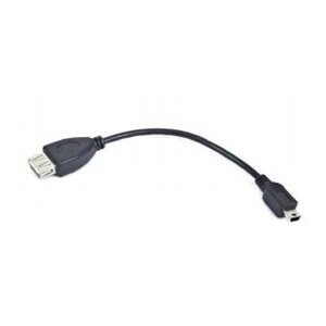 Дата кабель OTG USB 2.0 AF to mini 5P 0.15m cablexpert (A-OTG-AFBM-002)