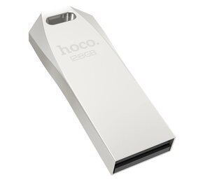 Флешка HOCO USB UD4 128 гб, срібляста