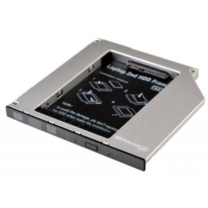 Фрейм-перехідник grand-X HDD 2.5 to notebook 9.5 mm ODD SATA/msata (HDC-24N)