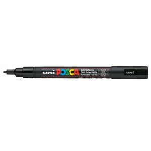 Художній маркер UNI Posca Black 0.9-1.3 мм (PC-3M. Black)