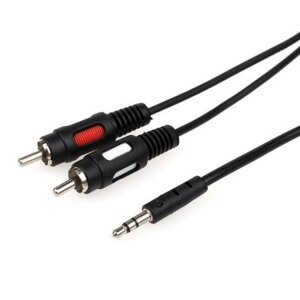 Кабель мультимедійний mini-jack (M)2 RCA (M) 0.8m Atcom (10810)