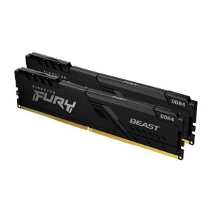 Модуль пам'яті для комп'ютера DDR4 16GB (2x8GB) 2666 MHz Fury Beast Black Kingston Fury (ex. HyperX) (KF426C16BBK2/16)