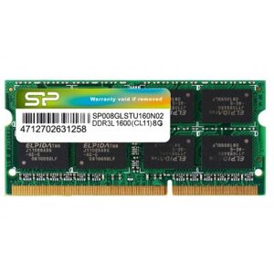 Модуль пам'яті для ноутбука sodimm DDR3l 8GB 1600 mhz silicon power (SP008GLSTU160N02)