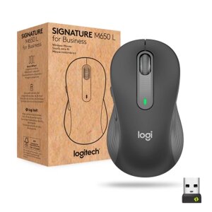 Мишка Logitech Signature M650 L Wireless Mouse for Business Graphite (910-006348)