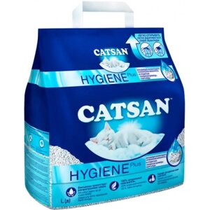 Наповнювач для туалету Catsan Hygiene plus Мінеральний вбирний 10 л (4008429130403)