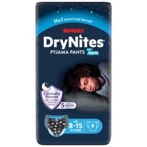 Підгузки Huggies DryNites для хлопчиків 8-13 років 9 шт (5029053527598)