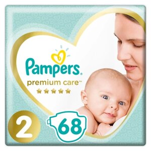 Підгузки Pampers Premium Care Розмір 2 (4-8 кг) 68 шт (8001841104874)