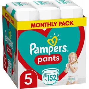 Підгузки Pampers трусики Pants Junior Розмір 5 (12-17 кг) 152 шт (8006540068601)