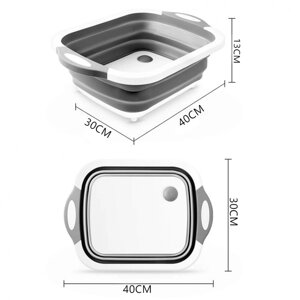 Складна обробна дошка для миття та різання овочів