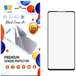 Скло захисне Drobak Google Pixel 6 Black Frame A+616157)