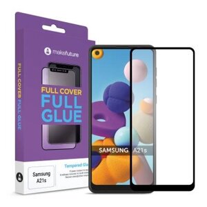 Скло захисне MakeFuture Samsung A21s Full Cover Full Glue (MGF-SA21S)