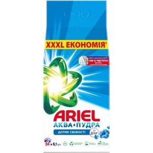 Пральний порошок Ariel Аква-Пудра Touch of Lenor 8.1 кг (8006540536827)