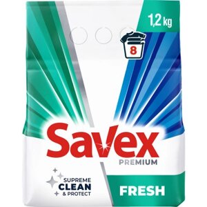 Пральний порошок Savex 2 in 1 Fresh 1.2 кг (3800024018299)